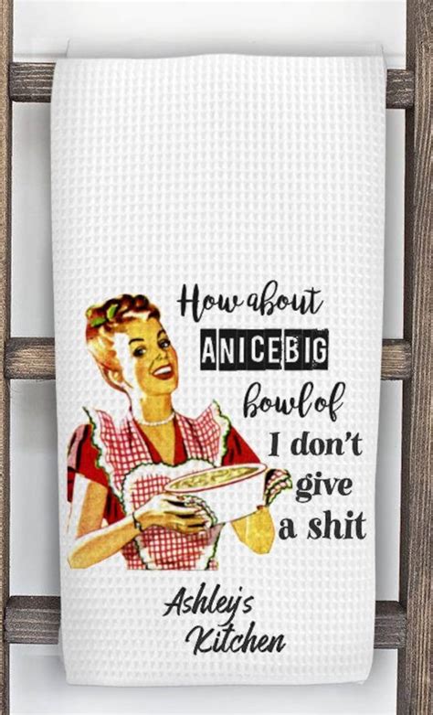 sarcastic kitchen towels